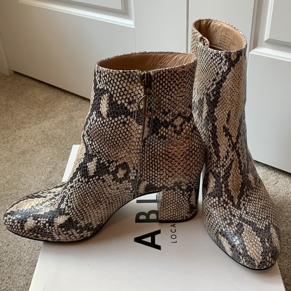 ABLE Snakeskin Celina Ankle Boot - Picture 3 of 8